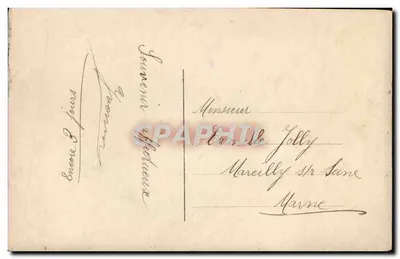 Einzelner Baum in einem Bambusrahmen — Blumendekoration — anonymer Verlag, Nr. 7511 — Rückseite