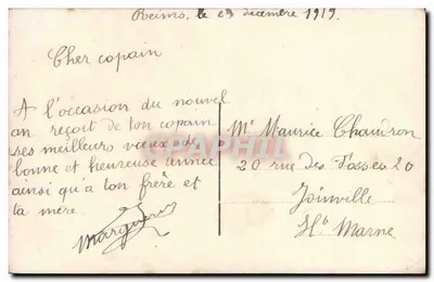 Jovem homem em traje — com buquê — editor May, n° 238 — Verso