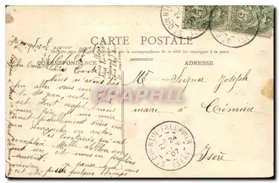 Saint-Étienne — Marengo. A Prefeitura. O Treuil. — Verso