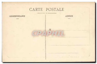 St-Étienne - Kwatera piechoty — widok z lotu — wydawca nieznany — Rewers