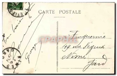 Saint-Étienne — Prefektura i Plac Marengo — wydawca anonimowy, nr 30 — Rewers