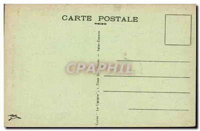 Saint-Étienne — Plac Boisvin i Statua św. Jadwigi — Karta pocztowa n°4 — Rewers