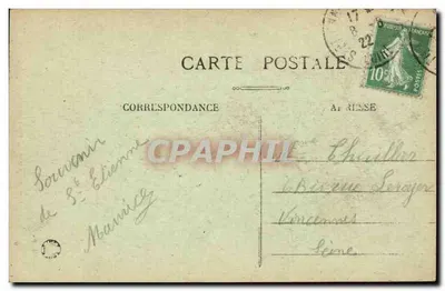 Saint-Étienne — Katedra Najświętszej Maryi Panny — Wyd. M.M. n°226 — Rewers
