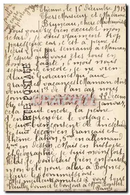 Saint-Étienne — A Escola dos Meninos — Editor M. M. n°282 — Verso