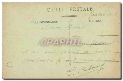 Saint-Étienne — Place Marengo — wydawca Paryż i numer 247 — Rewers
