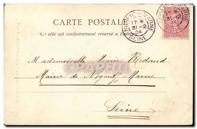 Vincennes — Katedra, strona północna — C. L. C. — Rewers