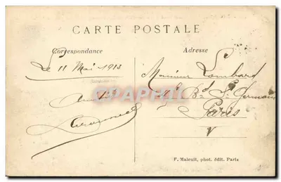Vincennes — Vecchio forte — Porta di uscita e vista generale sul bosco — E. M. — Verso