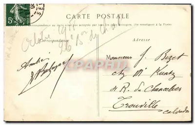 Vincennes — Interior do Forte e os Fossos — G.I. — República Francesa — Verso