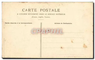 Vincennes — Cuartel de los Dragones — F. Pouydehat, 37 calle Faidherbe, París — Reverso