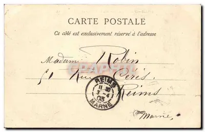 LILLE — Palácio de Justiça, a Deule e o Pont-Neuf — editor desconhecido, n° de série não visível — Verso