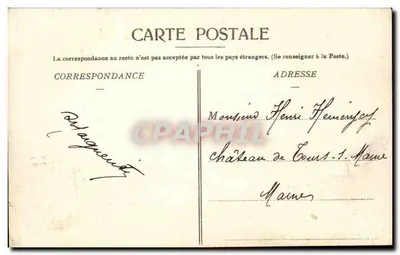 MALO-les-BAINS — Enfants jouant dans l'Eau — Éditeur P.D. n°79 — Verso