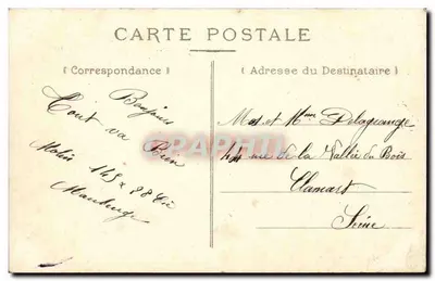 Maubeuge — Rue de Mons — Edit. A. Lefèvre, Gd Bazar — Verso