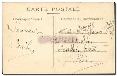 Grenay - Chevalet — mina de carvão — editor Vve Lentremy, n°11 — Verso