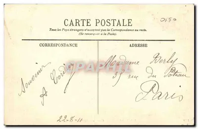 PARIS-PLAGE — Cruzeiro no Pré Catelan — LL. n°120 — Verso