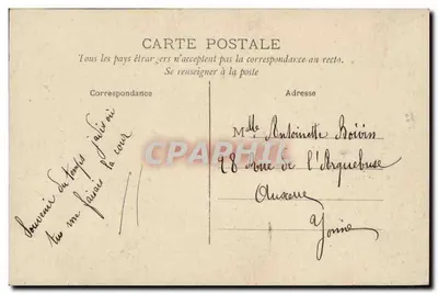 Homem com peixe colorido — 1º de abril — editor CIRCÉ, n° 4-517 — Verso