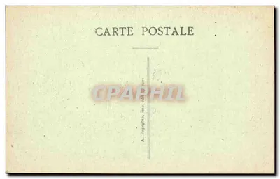 Tours (Loiret) — Plac Descartes i Rabelais — Most kamieniany i Loara — A. Papèghin, wydawca drukarz — Rewers