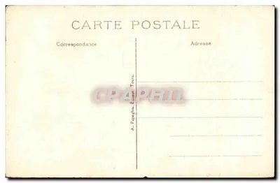 Ussé (Loir-et-Cher) — Le Château (Aile Nord-Ouest) — Bâti au commencement du XVIe siècle — A.P. — Rewers