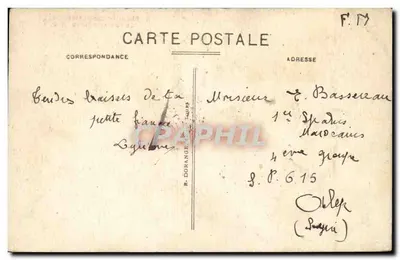 Préuilly-sur-Claise (Indre-et-Loire) — Most i rzeka Claise — R.D. — Rewers