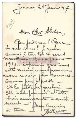 Niña — rosas — Tarjeta postal antigua 466 — Reverso