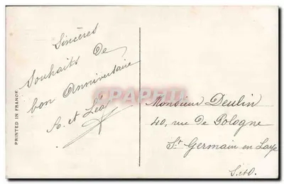 Niña en traje de marinero — 1° de Agosto de 1914 — REX 520 — Reverso