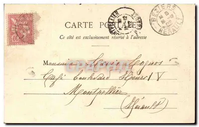 Criança e menina em um ponte de madeira — O Direito de Passagem — Fototipia A. Bergret e Cie, N°1 — Verso