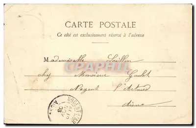 Cena de vida — texto poético — Phototype A. Bereret & Cie, Nancy — Verso