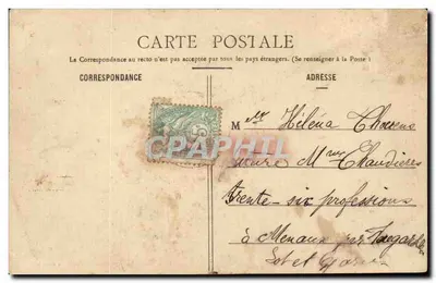 Menina jovem — O que há no coração das mulheres — Retrato A. Barbert & Cie, Nancy — Verso