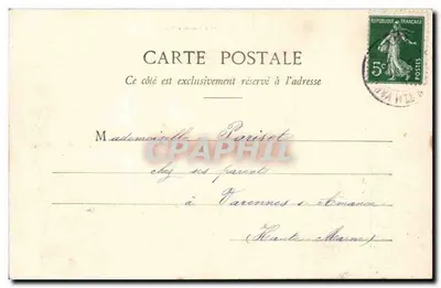 Chasse — A Caça — Fotografia A. Berret, Le Mans — Verso