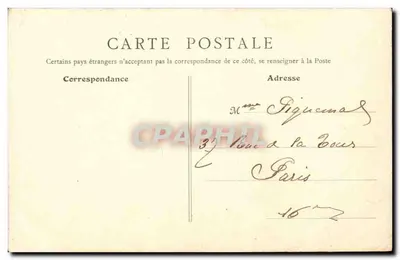 Creil — A Entrada do Ponte — A. Morel, editor Creil — Verso