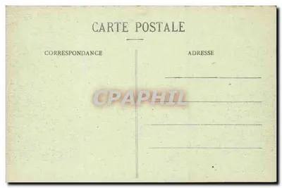 Autrèches — As ruínas da Igreja — Décelle, Compiègne — Verso