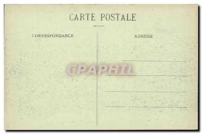 Bailly - A Igreja — ruínas após a guerra 1914-1918 — Cl. Sect. fot. Exército, Desaille, Compiègne — Verso