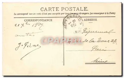 Crépy-en-Valois (Oise) — Ruínas da Igreja de São Tomé (Mon-hist.) — IMP. LIB. CRÉPAUX LA FERTÉ-ALIGRE — Verso