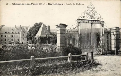 Chaumont-en-Vexin (Oise) - Bertichères - Entrada do Castelo — J. Bourgeix, hb°-editor, Gisors