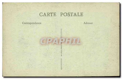 Chaumont-en-Vexin (Oise) - Bertichères - Entrada do Castelo — J. Bourgeix, hb°-editor, Gisors — Verso