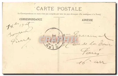 Méru (Oise) — A Torre dos Conti — J. Brard e Bezangon, imp. em Méru — Verso