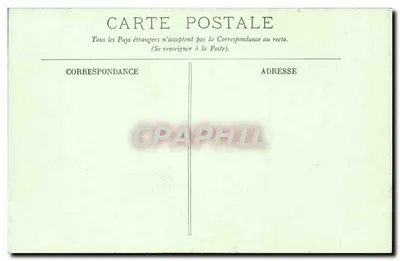 Compiègne — Zamek — Pokój sypialny Marie-Antoinetty — LL. n°27 — Rewers