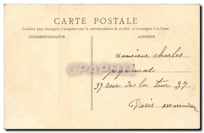 Sainte-Geneviève — Rodovia Nacional — O Escritório de Tabaco e a Postagem — Poilleux, escritório de tabaco — Verso