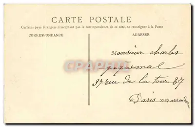 Sainte-Geneviève (Oise) — Kalwaria i Wysoka część Petit-Fercourt — Poilley, kawiarnia — Rewers
