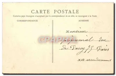 Sainte-Genestière (Oise) — Widok ogólny — Poilleux, kawiarnia tabakowa — Rewers