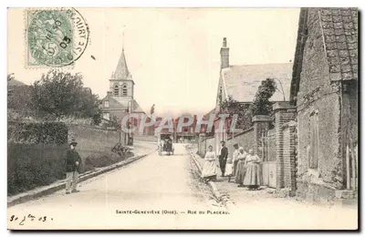 Sainte-Geneviève (Oise) — Rue du Placeau — Fototipia A Bruges, Paris