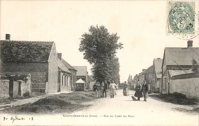 Sainte-Geneviève (Oise) — Rue du Camp du Puit — Fototipia A. Berger, Paris