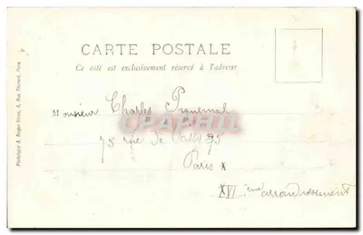 Sainte-Geneviève (Oise) — Rue du Camp du Puit — Fototipia A. Berger, Paris — Verso