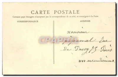 Sainte-Genèviève (Oise) — A Igreja e a Praça — Poilley, Bureau de tabac — Verso