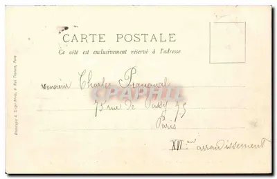 Sainte-Geneviève (Oise) — Rodovia Nacional — O Escritório de Tabaco e a Correios — Verso