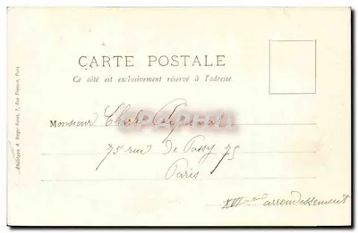 Sainte-Geneviève (Oise) — Droga krajowa — Krzyż — Fototypia A. Brage, Paryż — Rewers