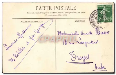 Compiègne — Kąt Lasu — LL. — Rewers