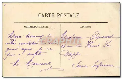 Compiègne — A Rue de Solferino — LL. — Verso