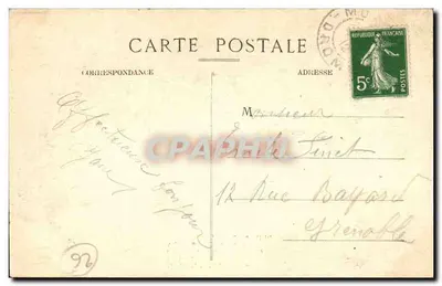 Autevres (Drôme) — Palácio Ideal - Casa Branca — Autor do Palácio, Léonard Cheval — Verso
