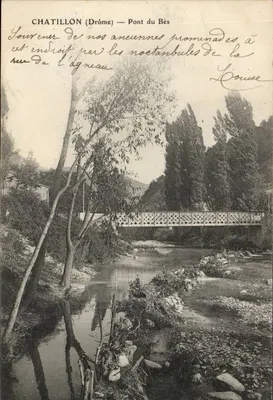 Chatillon (Drôme) — Pont du Bès — Editor não identificado, número de série não visível