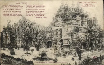 Palácio Ideal — Fachada Nordeste — Haüterives (Drôme)